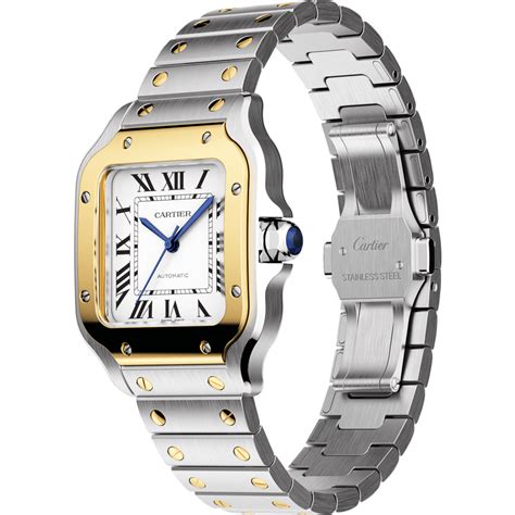 reloj santos de cartier acero precio en mexico|cartier santos precio.